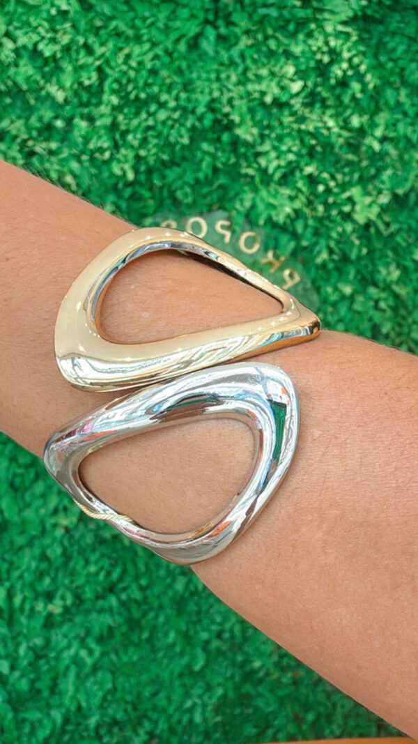 PULSEIRA DOURADO E PRATA - Image 3